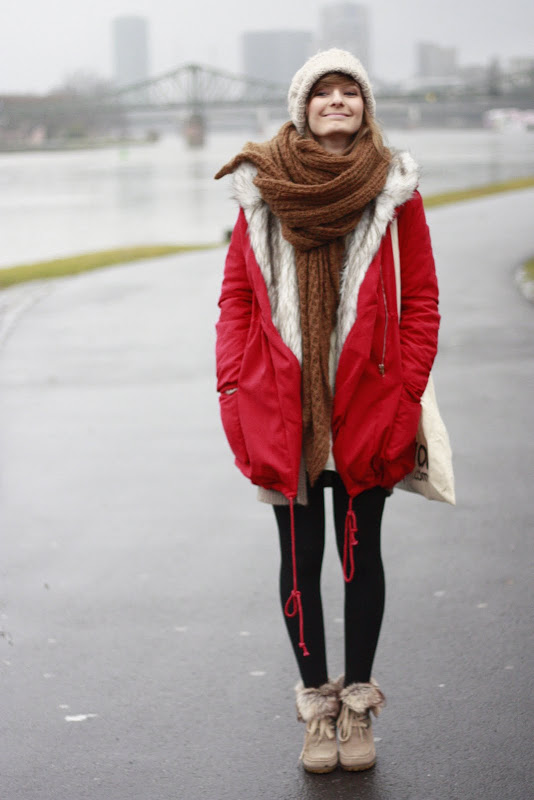 red parka