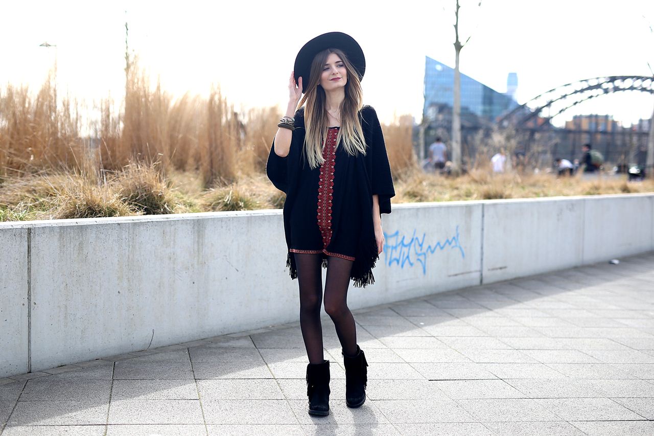 Outfit: Boho Poncho